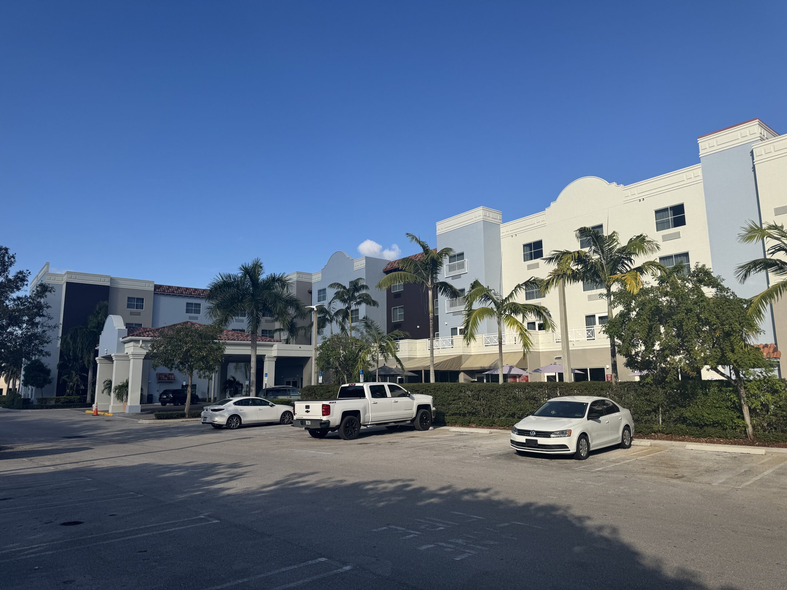 Completed hotel exterior renovation Miami Florida