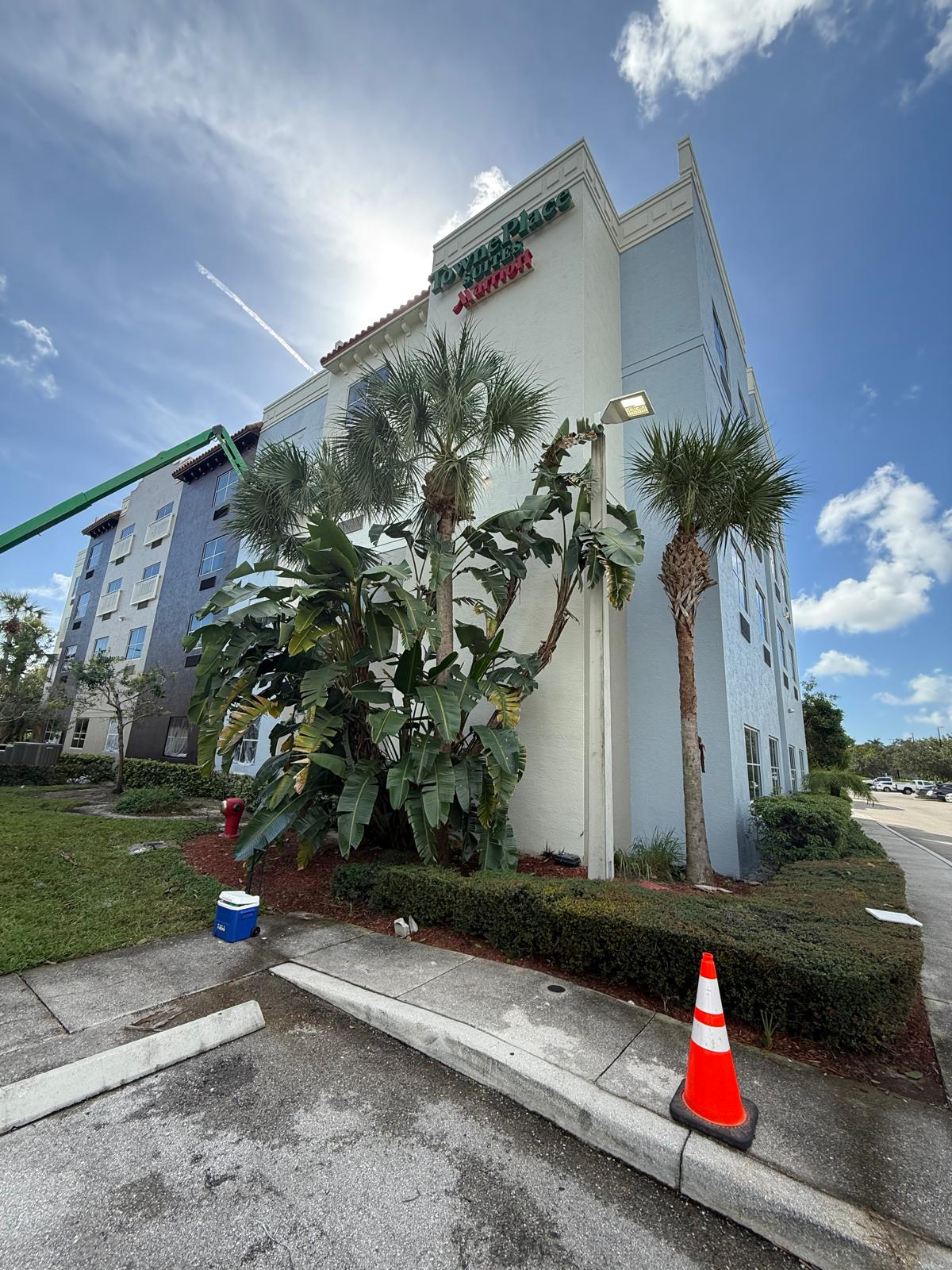 SpringHill Suites hotel exterior renovation Miami