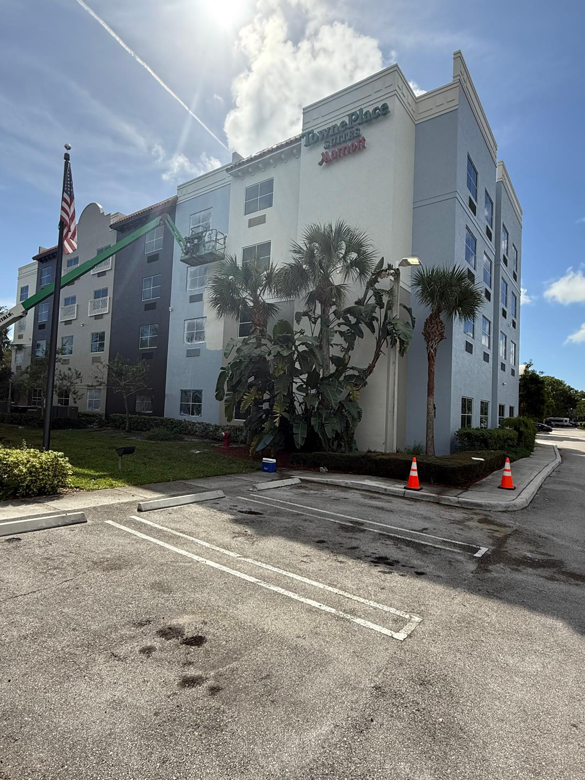 TownPlace Suites hotel exterior renovation South Florida